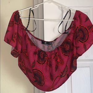 Floral crop top